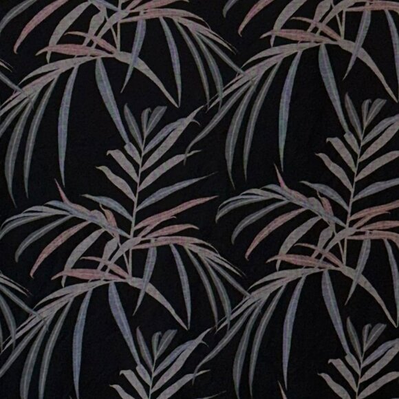 Travis Mathew Black Floral Outdoor Performance Golf Polo Collar Shirt Large - Picture 4 of 9